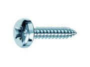 VITI AUTOFILETTANTI TESTA CILINDRICA ACCIAIO ZINCATO BIANCO- - ø mm.4,2x32 - 500 pezzi MUSTAD
