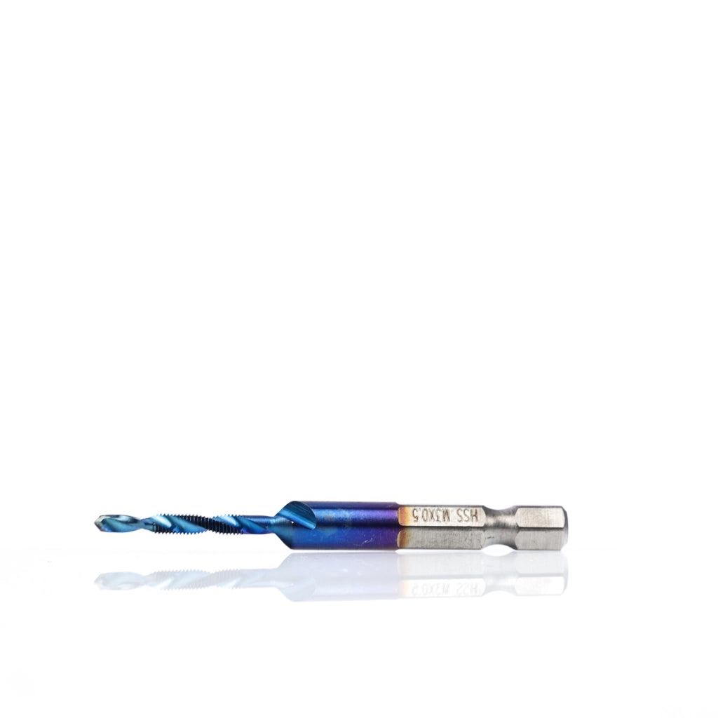 Set di Punte Maschiatrici M3-M8 – Acciaio HSS di Alta Qualità | 6 Pezzi, Attacco 1/4" | Per Metallo, Legno, Plastica