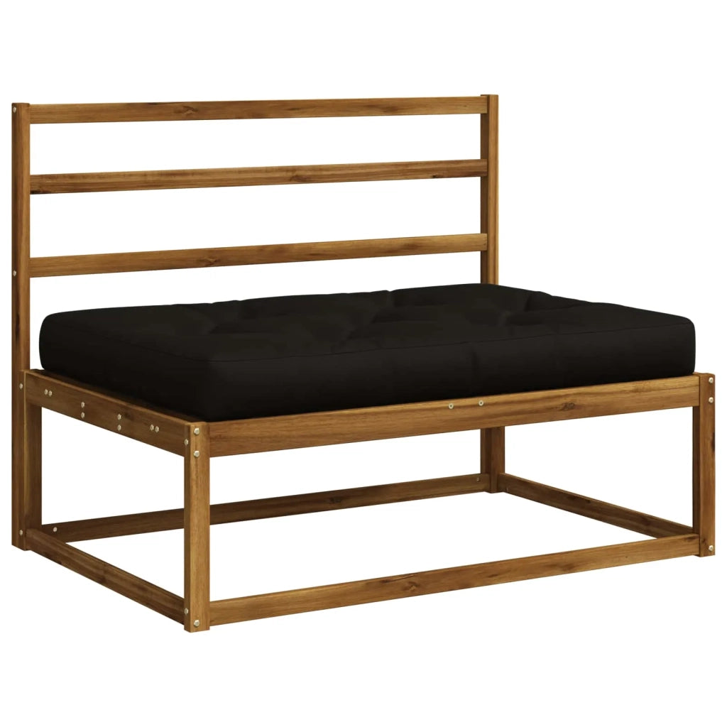Cuscino per Pallet VIANEN 100% Poliestere Nero 120 x 60 x 12 cm 953345
