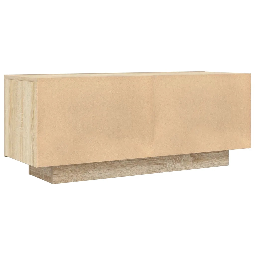Mobile per TV Rovere Sonoma 100x35x40 cm Legno Multistrato 804439