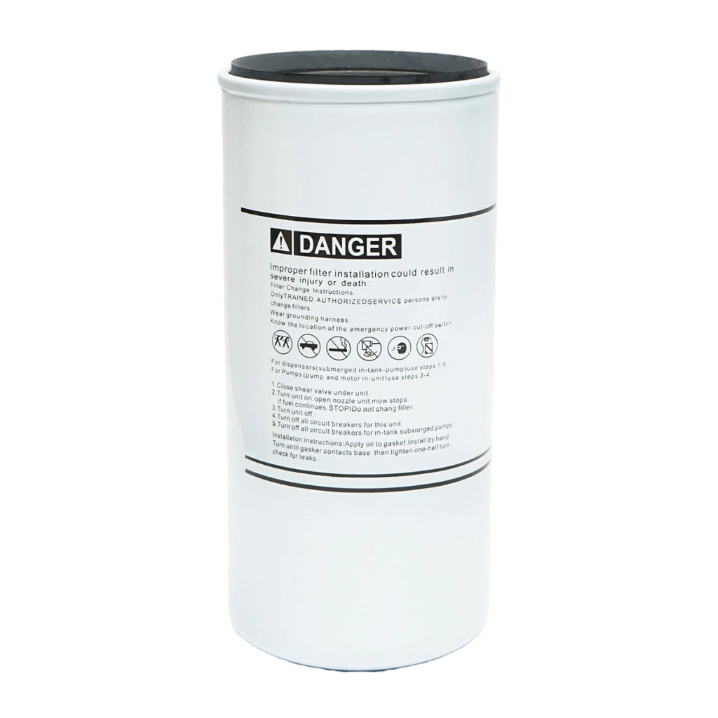 Filtro antiparticolato per serbatoio gasolio, pressione massima 3,4 bar, portata 94,6 l/min, 30 micron, 1 1/2 -16 UNF Breckner Germany