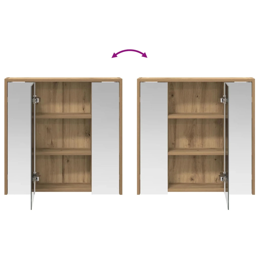 Mobiletto per specchio da bagno Rovere Artigianale 889158