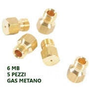 KIT 5PZ UGELLI SPRUZZI SOSTITUZIONE CUCINA FORNELLI GAS METANO - UNIVERSALE