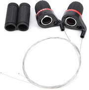 ONF3 - Cambio Velocità per Bicicletta - Cambio Marce per Bicicletta - Regolazione Affidabile - Rosso + Nero - Accessori per Bicicletta - Ideale per Lunghe Distanze - Garanzia 5 Anni