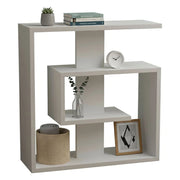 Rumbia, Tavolino da Salotto Portariviste Multiuso, 55x20x57h cm Bianco