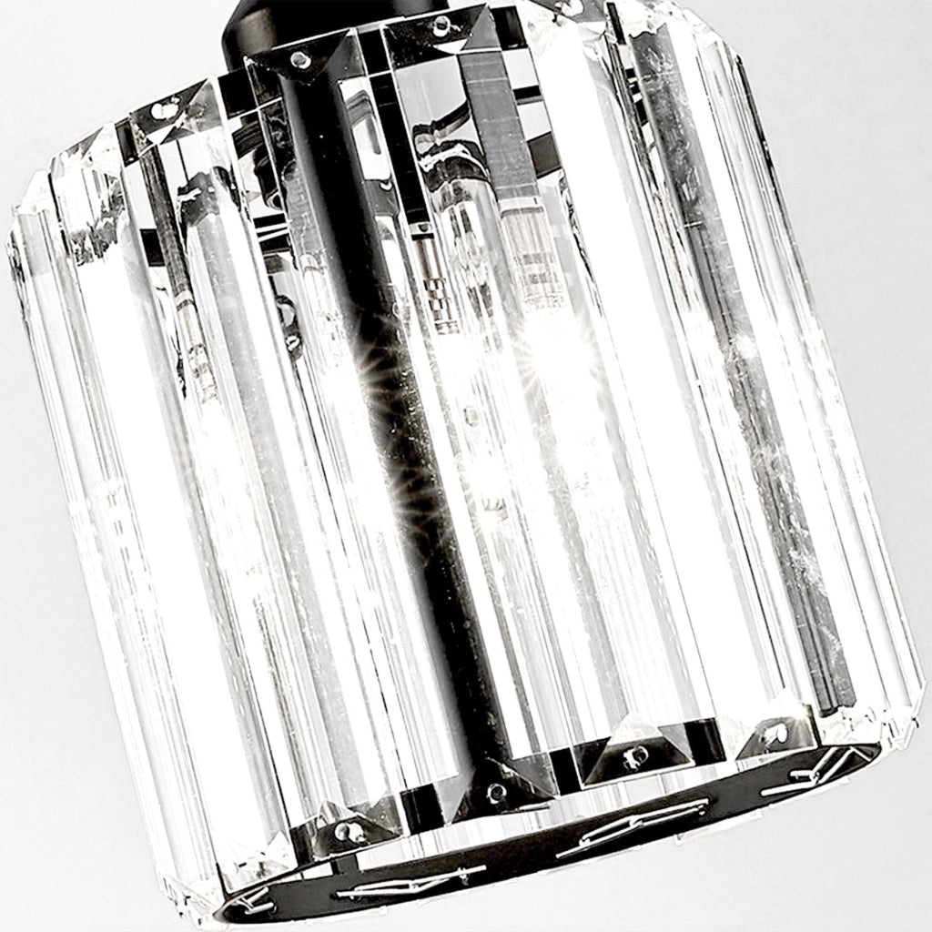 Lampada Da Soffitto Cristallo Black APP511-1CP
