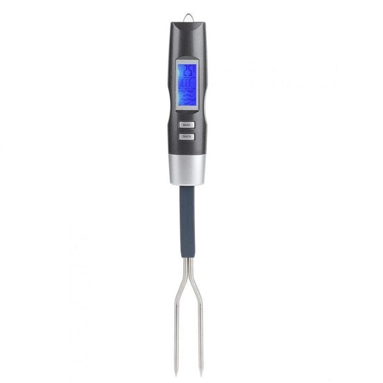 Termometro per Carne per BBQ Digitale - Forchetta per Griglia con Display LCD