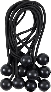 Spanne elastici con pallina - 10 pezzi - 17 cm - uso versatile