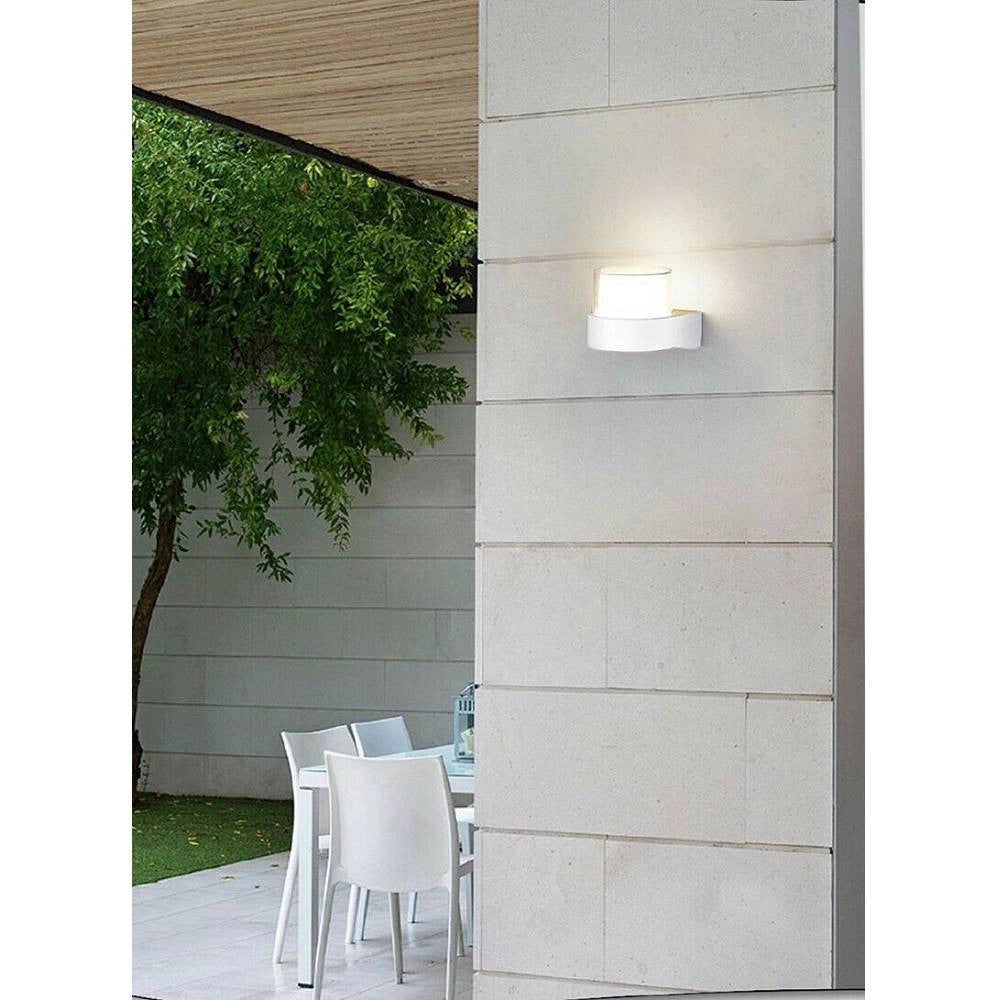 Trade Shop - Applique Moderna A Led Esterno Da Parete 7 W Bianco Luce 6500k 3000k 4000k Es57 - -bianco Naturale      -