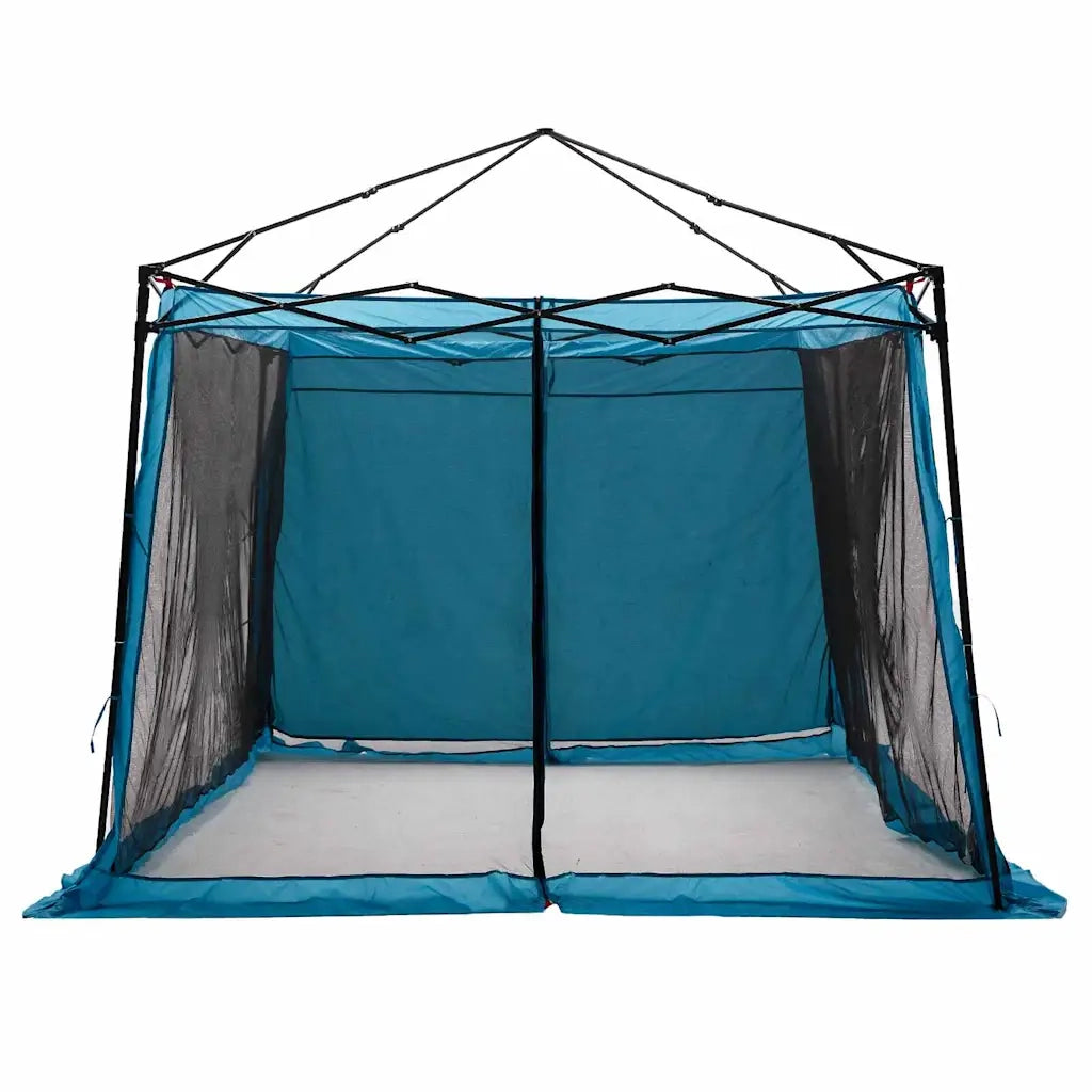 vidaXL Tenda interna in rete Blu 303 x 303 cm
