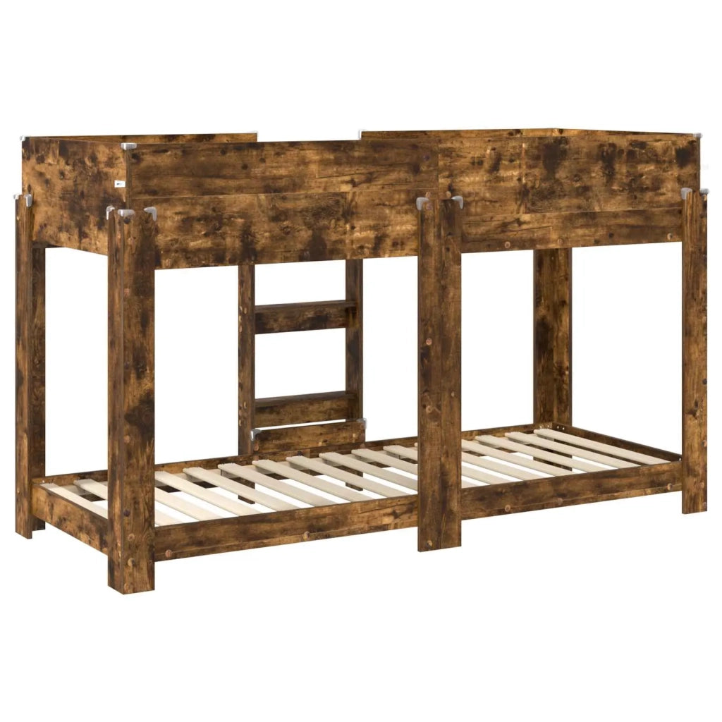 Letto a Castello per Bambini Rovere fumé 75 x 190 cm 3410543