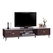 Mobile TV ANKARA – 150 cm – 2 porte scorrevoli – Noce & Bianco – Design moderno