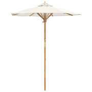 Ombrello | Parasol da giardino Bianco Crema ? 180 x 230 cm Bamb¨´