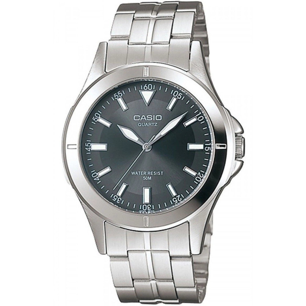 Trade Shop - Orologio Da Polso Casio Mtp-1214a-8avdf Analogico Uomo Acciaio Fondo Nero -