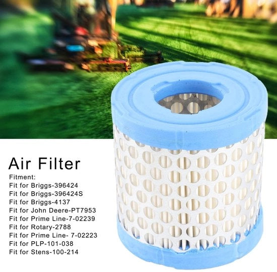 Filtro dell'aria in plastica - Adatto a Briggs 396424/396424S - Alta affidabilità - Funzione di filtro eccellente - Adatto a diversi modelli - Filtro per tagliatrici erba