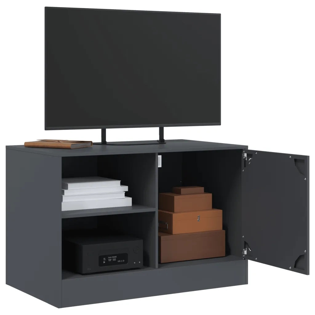 Mobili TV 2 pz Antracite 67x39x44 cm in Acciaio 841696