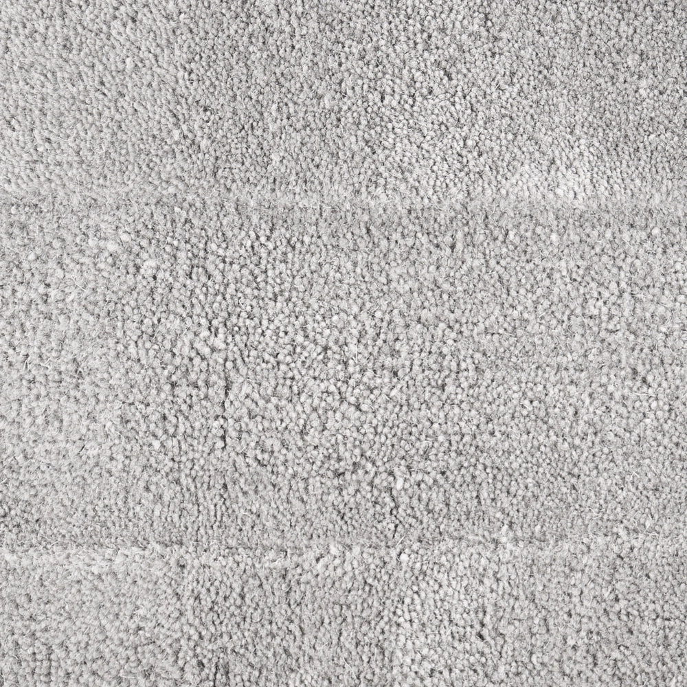 Tappeto in lana forma rettangolare, tuftato a mano 160 x 230 cm grigio design elegante