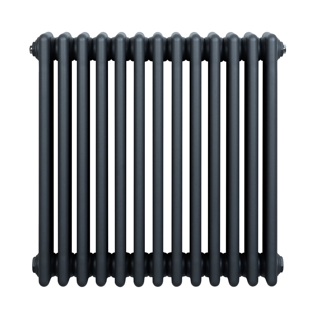 Radiatore Tradizionale 4 Colonne Orizzontale Antracite 600 x 605 mm