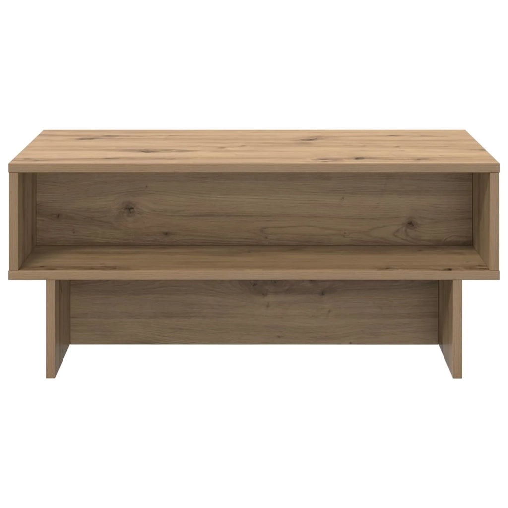 Tavolino da salotto Rovere artigianale 80 x 46 x 35 cm