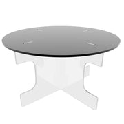 Alzatina tonda per torte nera - Set Completo 3 Alzatine