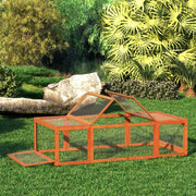 RICINTO PER PICCOLI ANIMALI 180x90x48 cm Legno di abete Arancione