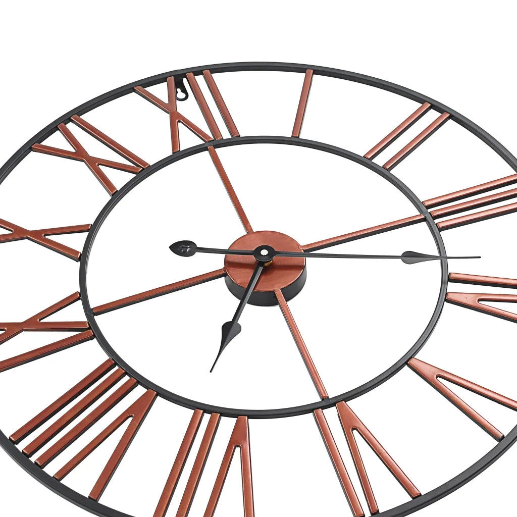 Orologio da Parete in Metallo 58 cm Rosso cod mxl 20396