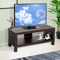 Mobile TV Basso con Vano in Legno Noce 90x35x37 cm