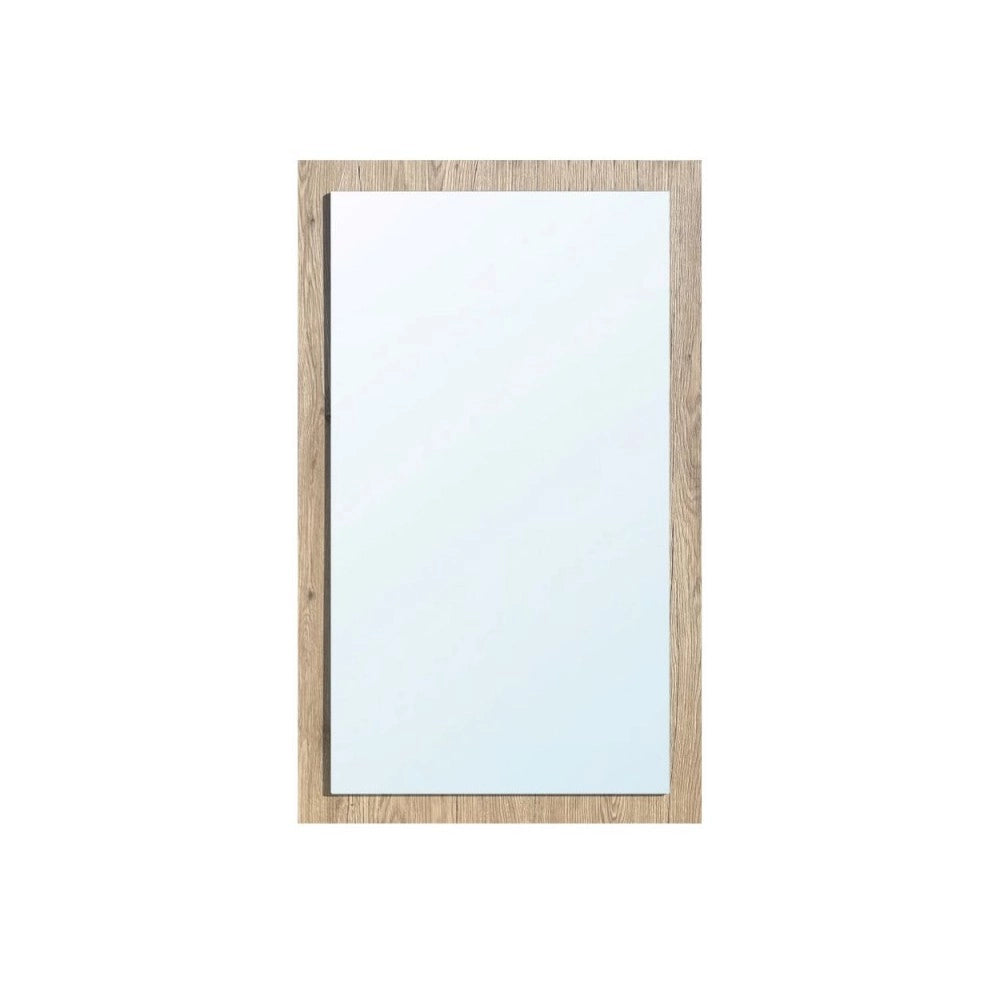 Specchiera America in legno colore noce americano con specchio in rilievo 60x105