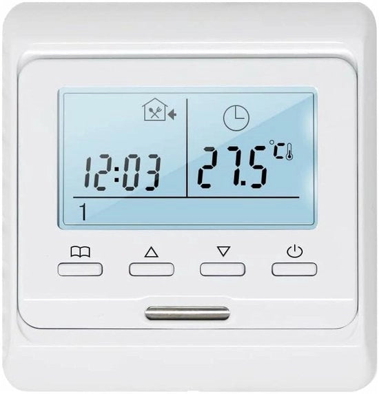 Termostato programmabile per riscaldamento a pavimento elettrico, sensore 16A per riscaldamento a pavimento elettrico, termostato digitale per riscaldamento a pavimento elettrico