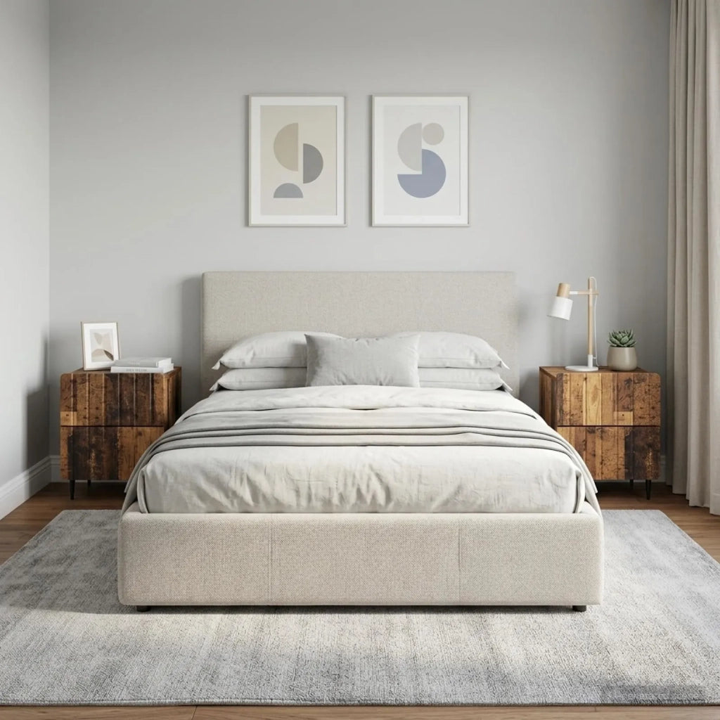 Armadio da Notte 2 pcs Legno antico 43 x 34,5 x 49,5 cm 894312