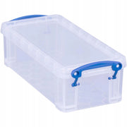 Organizer Plastica Trasparente 205x100x45mm – Design Compatto e Solido | Per Componenti Elettronici | Facile Trasporto