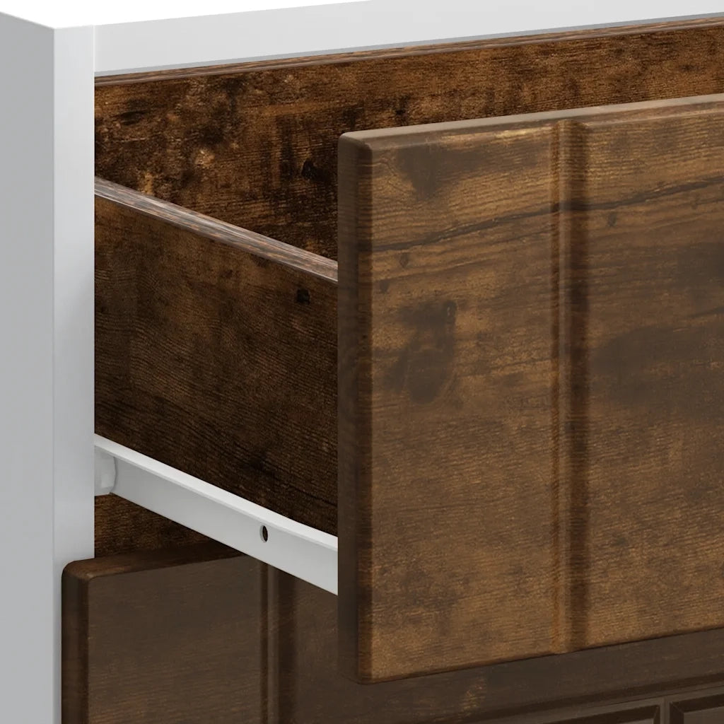 Base da Cucina Lucca Rovere Fumo in Legno Multistrato 854274