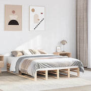 Letto senza Materasso 160x200 cm in Legno Massello di Pino 850848