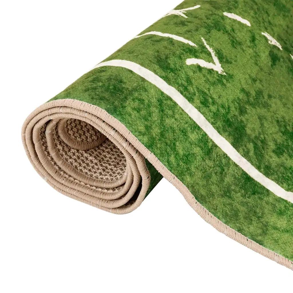 Tappeto Bambini Verde 160x230 Campo Calcio Lavabile 136621