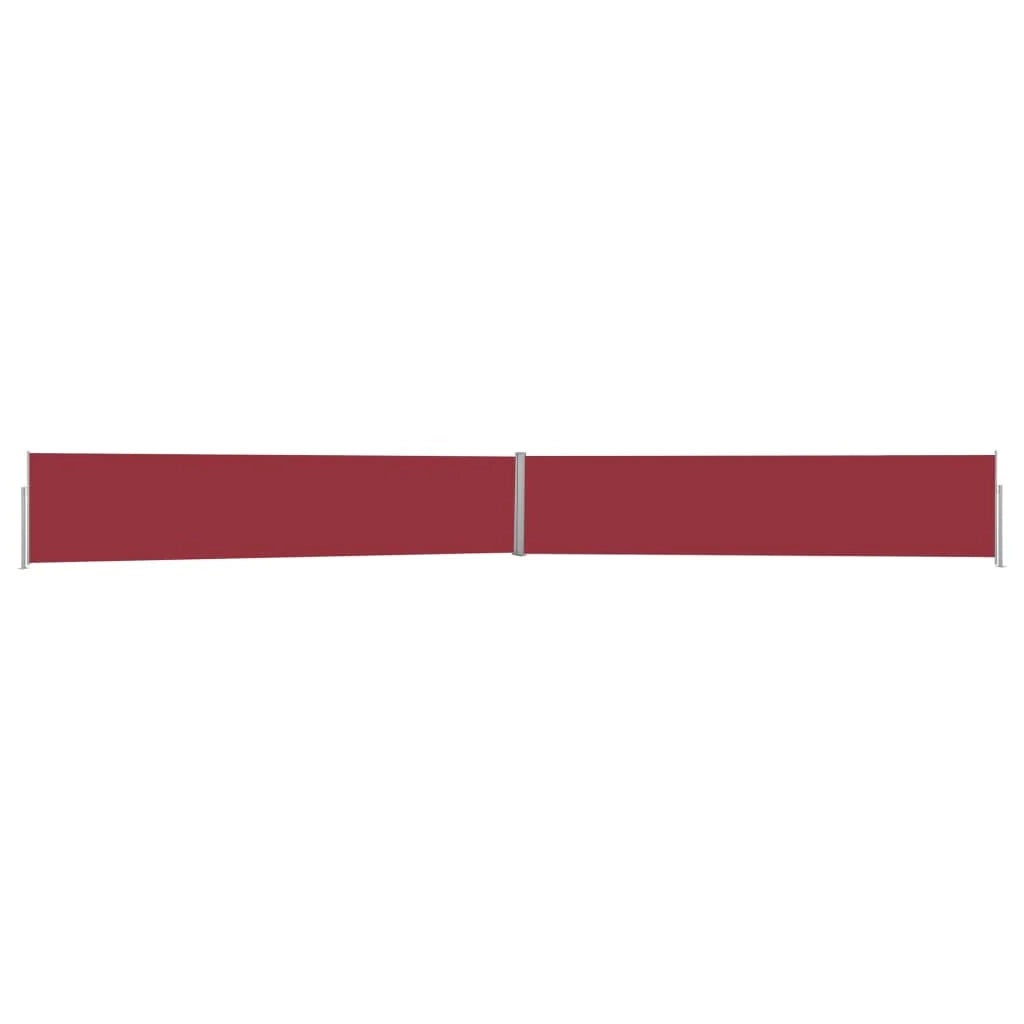 Tenda da sole laterale retrattile/schermo privacy per patio giardino terrazza balcone 170 x 1200 cm rosso 02_0007308