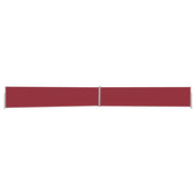Tenda da sole laterale retrattile/schermo privacy per patio giardino terrazza balcone 170 x 1200 cm rosso 02_0007308