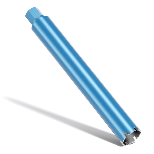 Punta diamantata per carotatrice Ø 67 mm, lunghezza 450 mm, UNC 1¼, ingranaggio a denti elicoidali, per carotaggio a umido, corona diamantata per calcestruzzo, pietra, granito