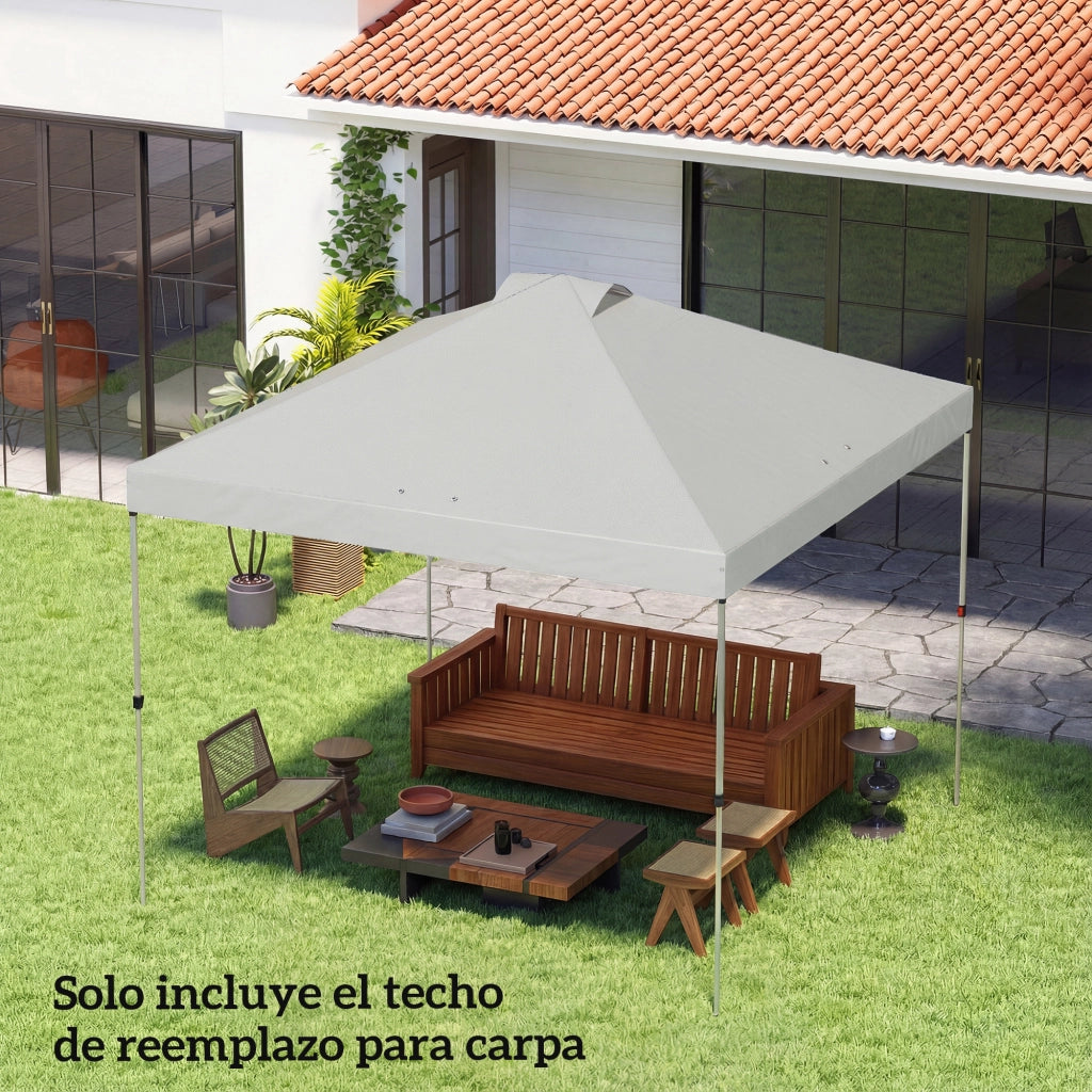Tenda Pergola 3x3 m ¨C Zephmum ¨C Tessuto Oxford 210D UV50+ Bianco
