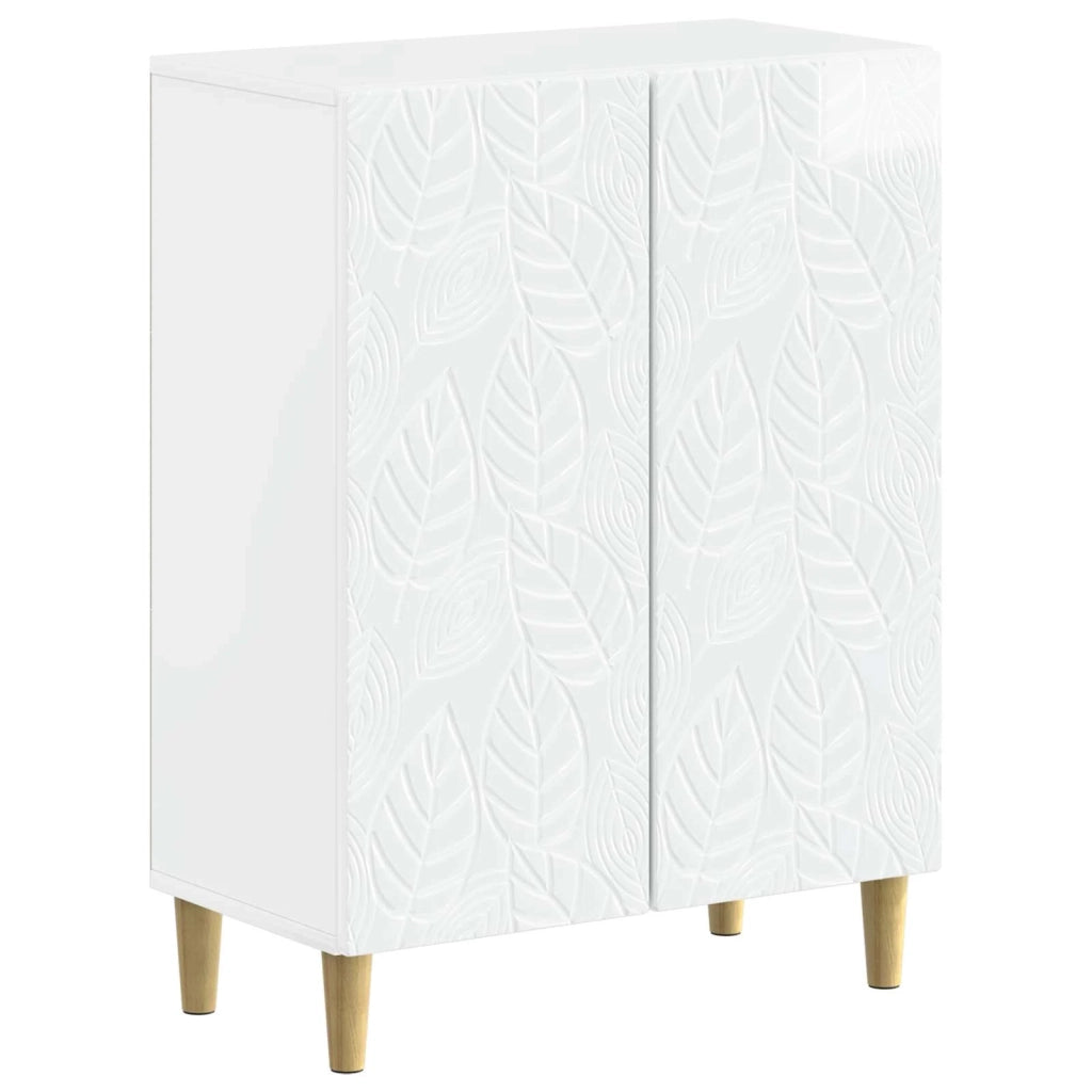 Mobiletto da Bagno DELFT Bianco Lucido 59,5 x 31 x 80 cm 897059