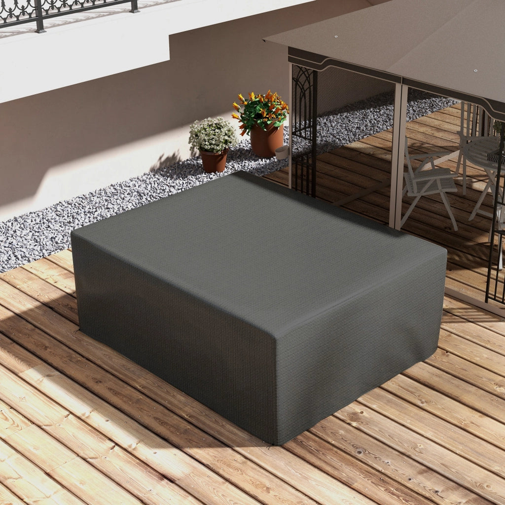Copertura da esterno per divano da giardino ¨C zephmum ¨C 235x190x90 cm grigio