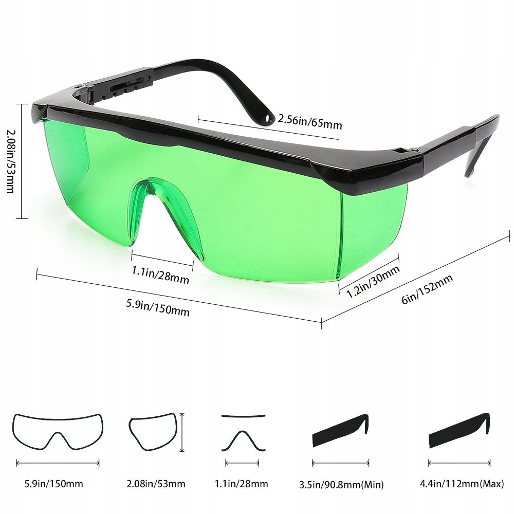 Occhiali Protettivi Laser Rosfix – Protezione 505–540 nm | Alta Trasmissione 85%