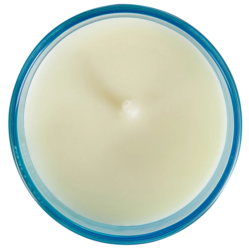 Set di 3 candele profumate multicolore 100% cera di soia stoppino di cotone vetro Naturale Fragranza fresca Oceano, Tè bianco, Prato estivo
