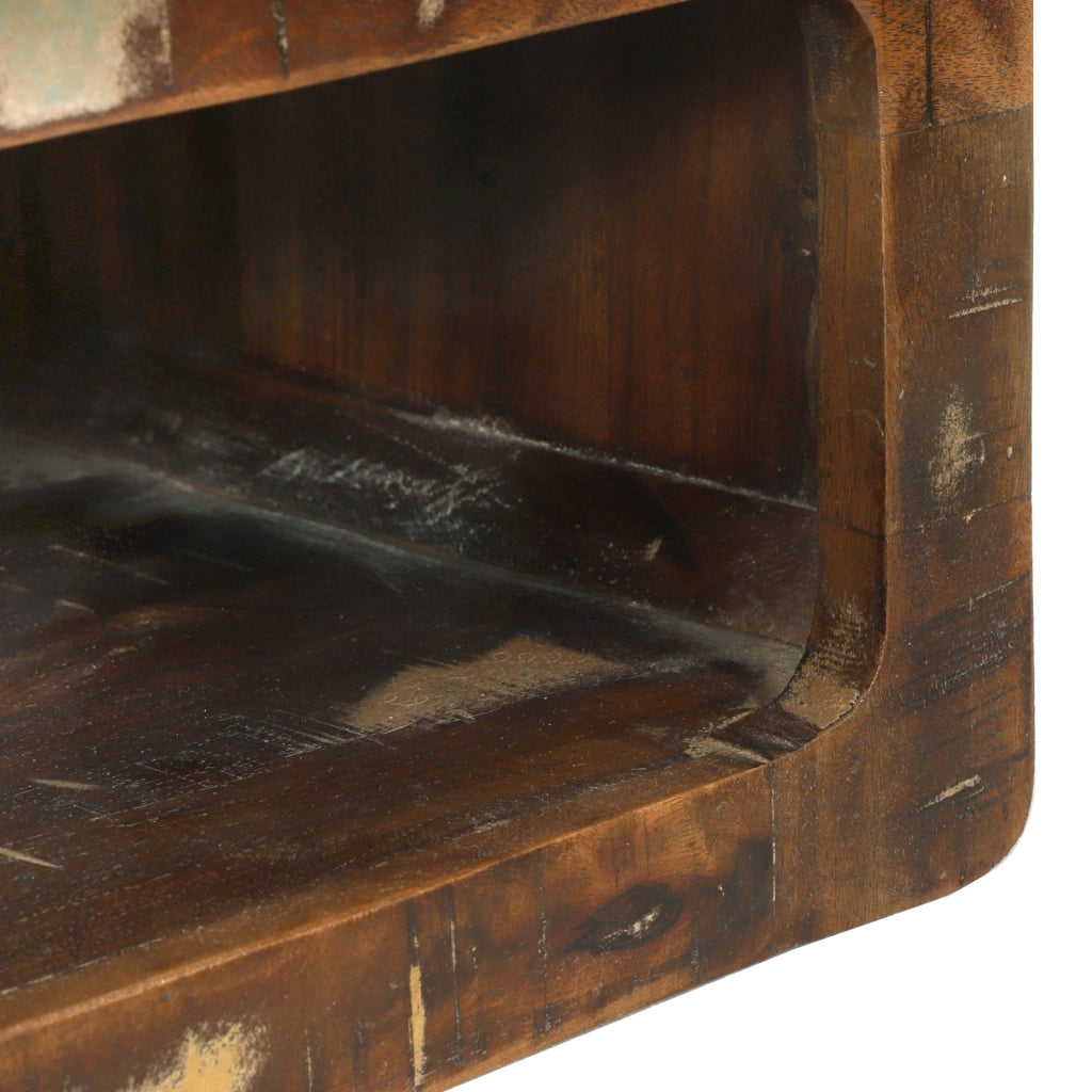 Set di Mobili TV in 3 Pezzi Multicolore Legno Massello Riciclato