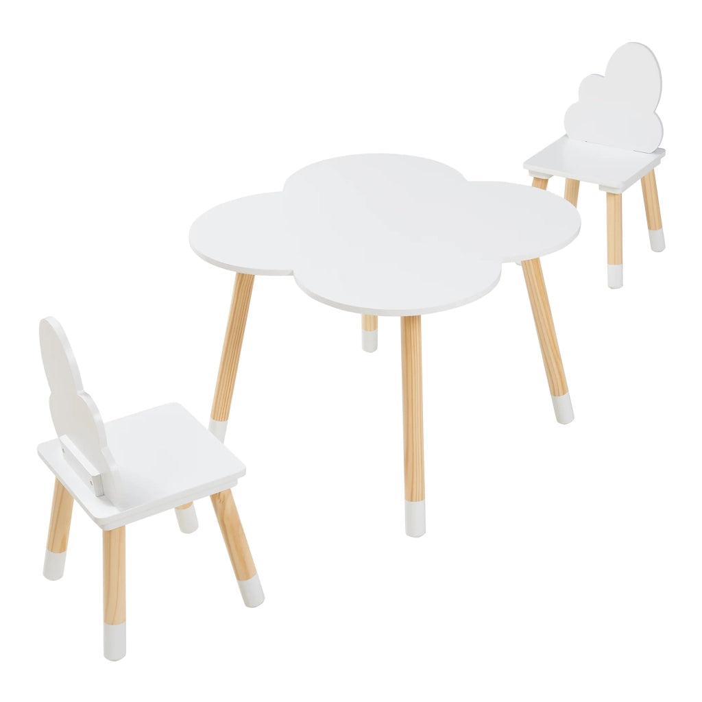Set tavolo e 2 sedie per bambini Epim bianco 03_0009447