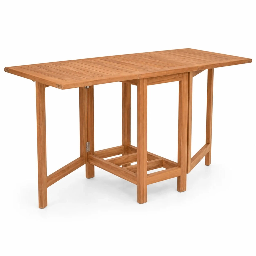 Tavolo Pieghevole a Farfalla in Legno Teak - Terrasse