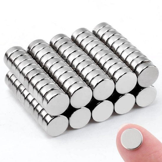 100 pezzi di magneti forti, 8x3mm magneti di neodimio extra forti, magneti rotondi piccoli per bacheche magnetiche, magneti mini per whiteboard, materiali per hobby, magneti per frigorifero, magneti con presa forte