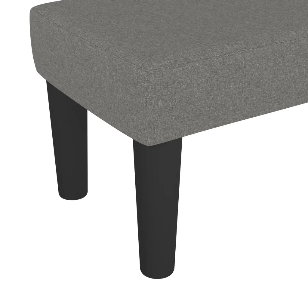 Panca Grigio Scuro 70x30x30 cm in Tessuto CFW7972061