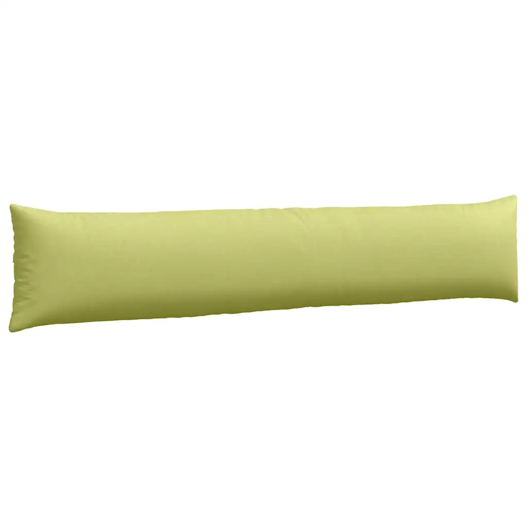 Cuscini da Divano 2 pz-Set di 2 Cuscini per Sofa Verde chiaro 200 x 40 cm Tessuto