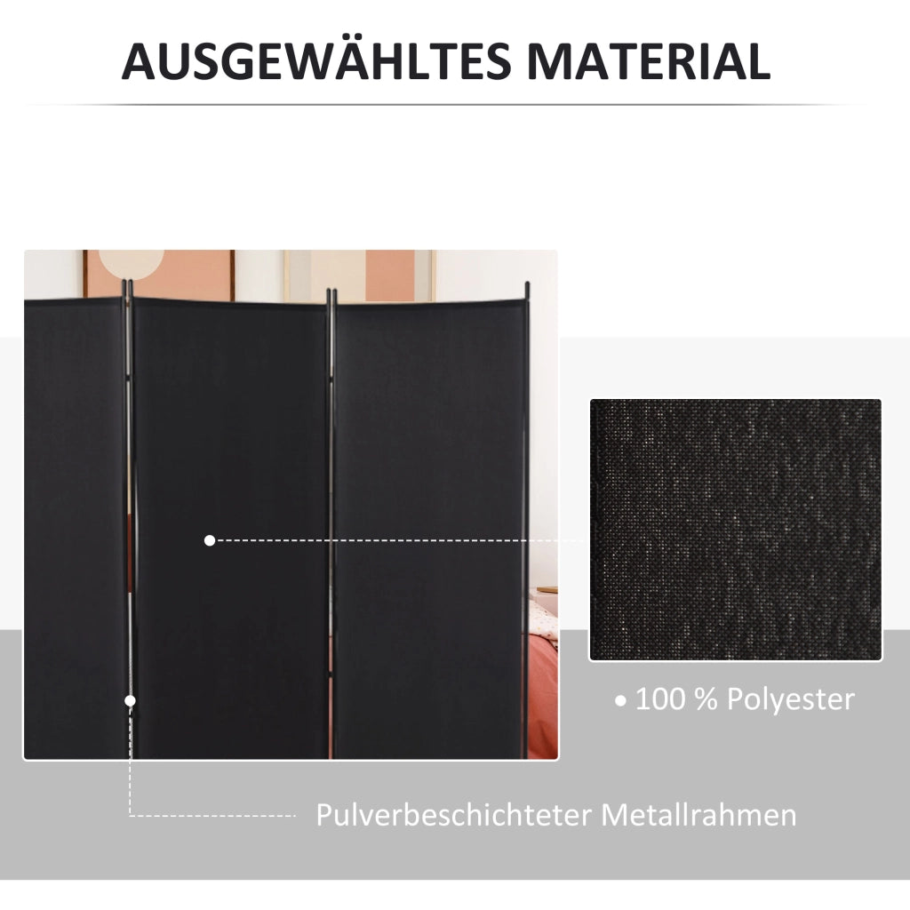 Libreria Divisorio Scaffale ¨C Zephmum ¨C Nero Metallico 3 Pezzi