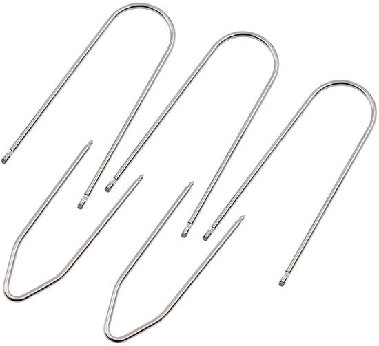 Kit di Demontaggio per Autoradio 5-delig - Chiavi a forma U/V - Acciaio Inossidabile - Progettato per Ergonomia - Adatto a Tutti i Modelli di Veicoli - Strumento di Demontaggio